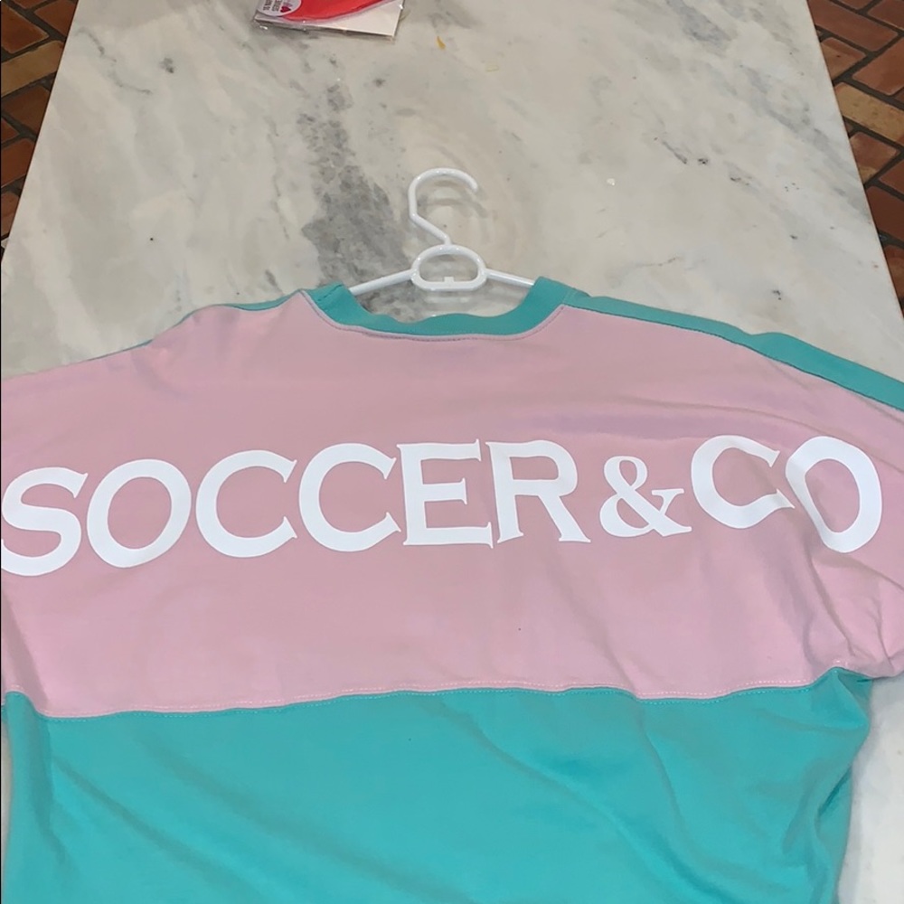 Long sleeve soccer & company shirt